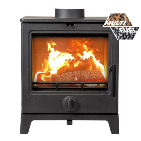 MI Derwent 5 kW Multifuel Cast Iron Stove